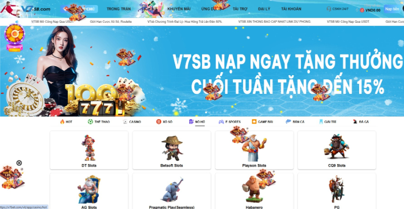 Trang chủ 38 Nhá cái V7Bet
